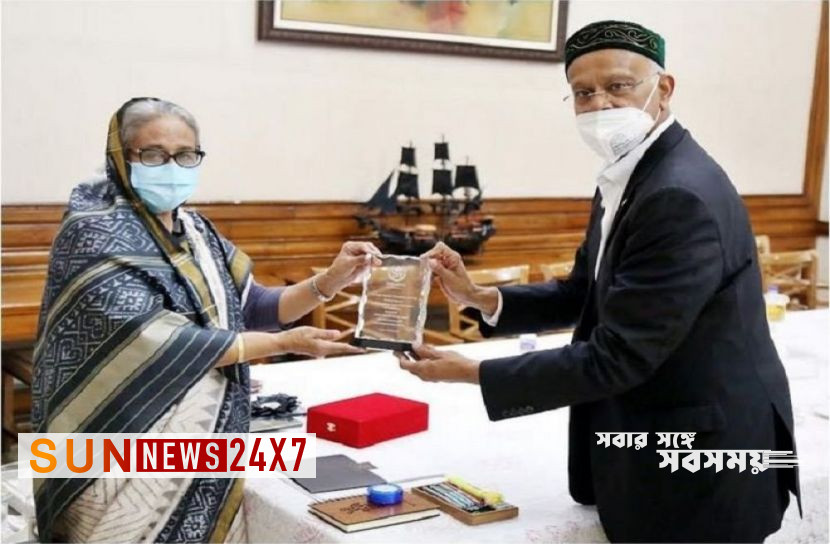 বাংলাদেশঃ  ‘বিশ্ব শান্তি পুরস্কার’ পেল বাংলাদেশ