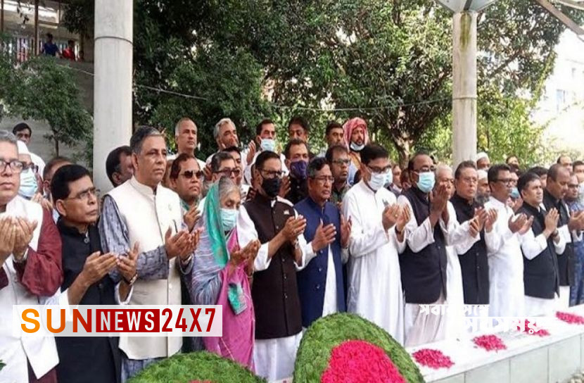 বাংলাদেশঃ  শেখ কামালের জন্মবার্ষিকীতে আওয়ামী লীগের শ্রদ্ধা