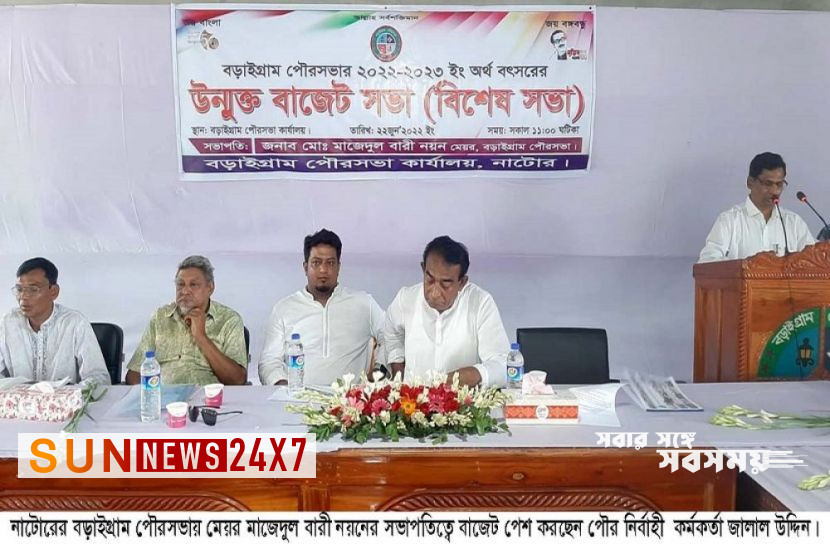 বাংলাদেশঃ বড়াইগ্রাম পৌরসভার ২২ কোটি টাকার বাজেট পেশ বাংলাদেশঃ বড়াইগ্রাম পৌরসভার ২২ কোটি টাকার বাজেট পেশ