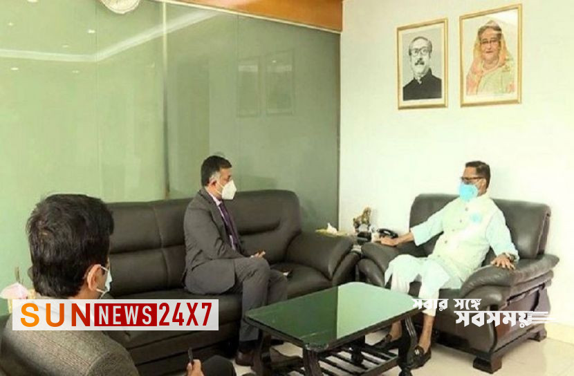 বাংলাদেশঃ সেতুমন্ত্রী’র সাথে ভারতীয় হাইকমিশনারের সাক্ষাৎ বাংলাদেশঃ সেতুমন্ত্রী’র সাথে ভারতীয় হাইকমিশনারের সাক্ষাৎ