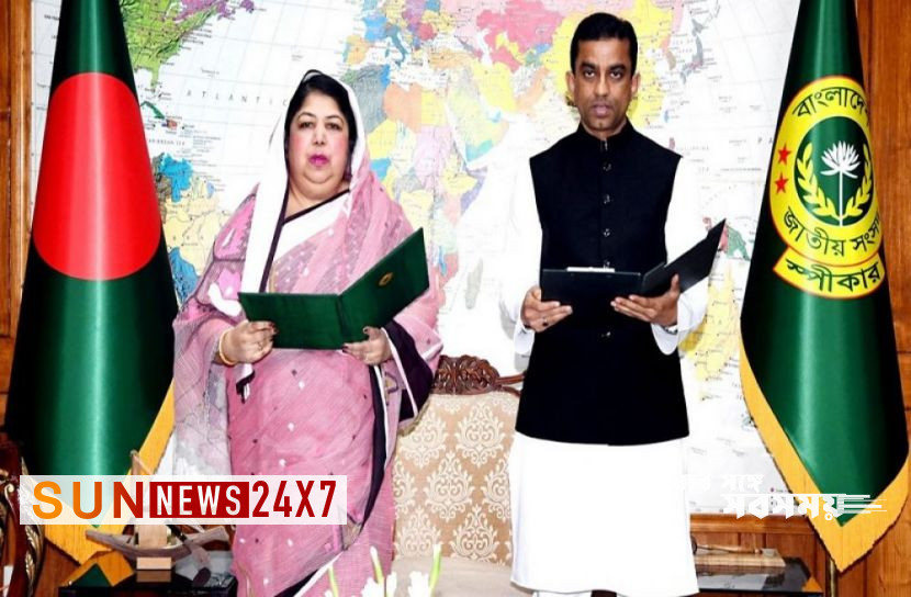 বাংলাদেশঃ শপথ নিলেন মাহমুদ হাসান বাংলাদেশঃ শপথ নিলেন মাহমুদ হাসান