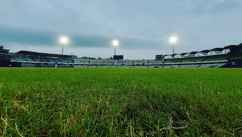হোম অফ ক্রিকেট খ্যাত মিরপুর শেরে বাংলা ন্যাশনাল ক্রিকেট স্টেডিয়াম। (ছবি : সোহরাব মাহাদী)