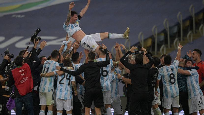 মেসিকে নিয়ে সতীর্থদের উল্লাস