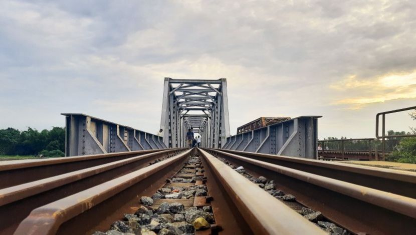 চিরিরবন্দর কাঁকড়া নতুন রেলব্রিজ। দিনাজপুর
ছবি: মুক্তি