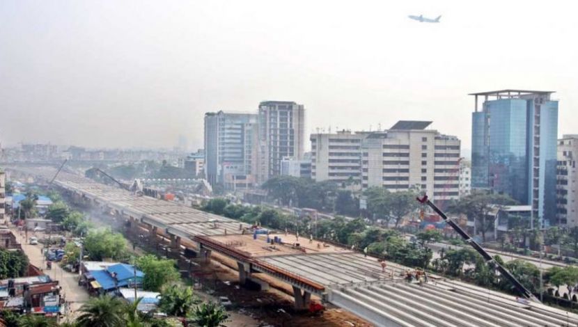 বাংলাদেশের প্রথম এলিভেটেড এক্সপ্রেসওয়ে প্রকল্প হতে যাচ্ছে ঢাকা এলিভেটেড এক্সপ্রেসওয়ে। খিলক্ষেত, ঢাকা,  ছবি: ইন্দ্রজিৎ কুমার ঘোষ