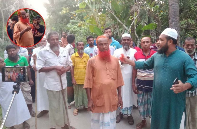 মোরেলগঞ্জে অসহায় বৃদ্ধের দাড়ি টেনে ছিঁড়ে ফেলার অভিযোগ