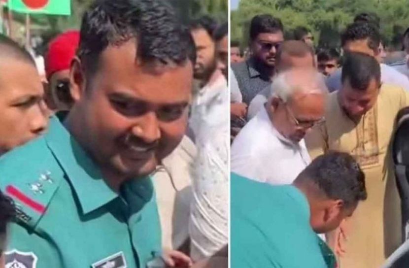 রিজভীর পা ধরে সালাম: ট্রাফিক সার্জেন্ট আরিফুলকে প্রত্যাহার
