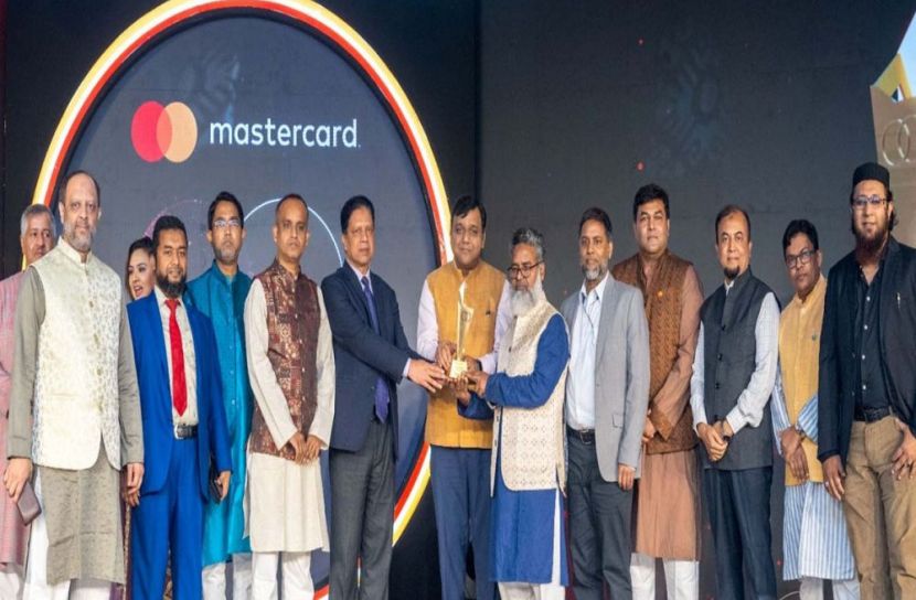 মাস্টারকার্ড এক্সিলেন্স অ্যাওয়ার্ড পেল ইসলামী ব্যাংক