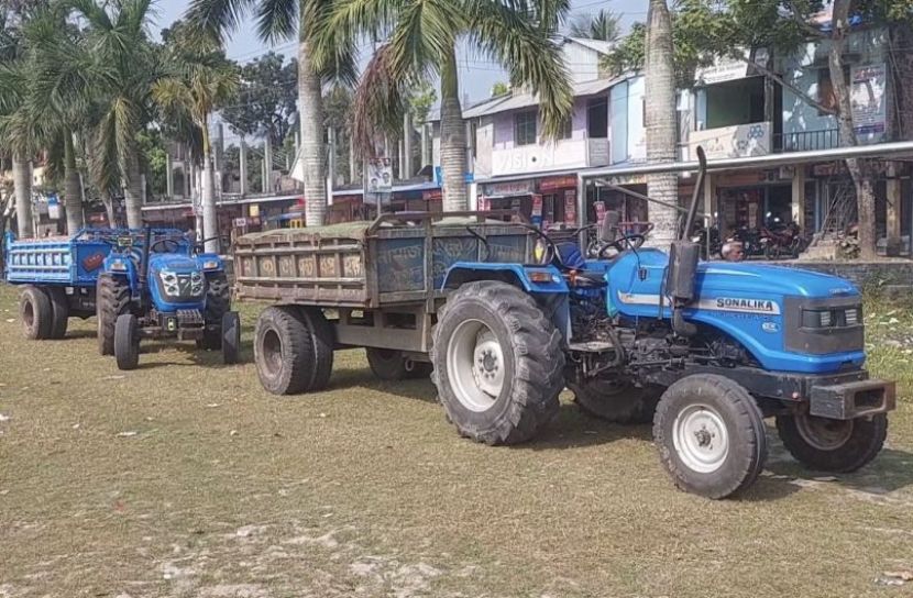 কালকিনিতে অবৈধ যানবাহন বন্ধে অভিযান, জরিমানা আদায়