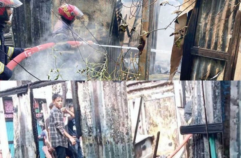 গজারিয়ায় সিলিন্ডার বিস্ফোরণে দুই বাড়ি পুড়ে ছাই