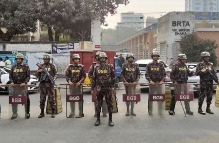 নির্বাচনী প্রচারণাকে ঘিরে মিরপুরে বিজিবি মোতায়েন