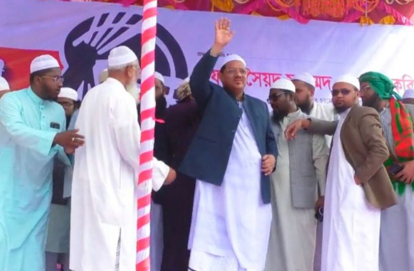 ভারত- আমেরিকার ইনসাফ বাংলার জমিনে দেখতে চাইনাঃ  লক্ষ্মীপুরে মুফতি রেজাউল করীম