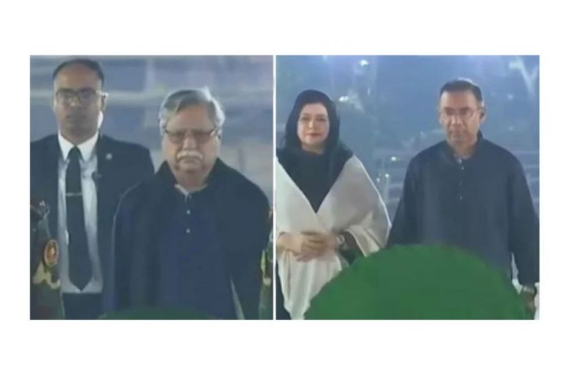 শহীদ মিনারে ভাষা শহীদদের প্রতি শ্রদ্ধা রাষ্ট্রপতি ও প্রধানমন্ত্রীর