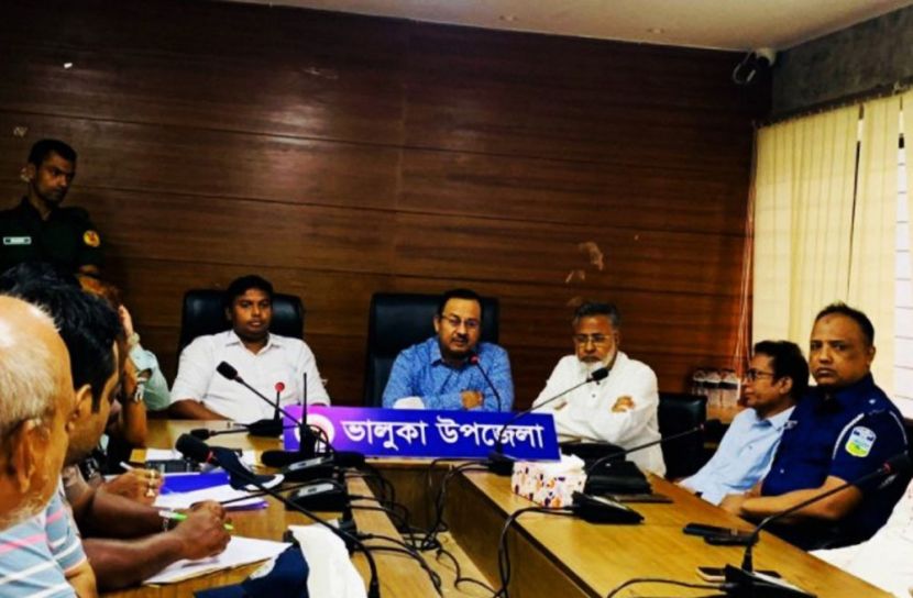 ঢাকা-ময়মনসিংহ মহাসড়কে শৃঙ্খলা ফেরাতে ভালুকায় আলোচনা সভা