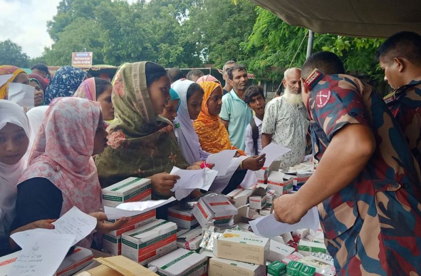 ২ হাজার মানুষের স্বাস্থ্যসেবায় উদ্যোগ