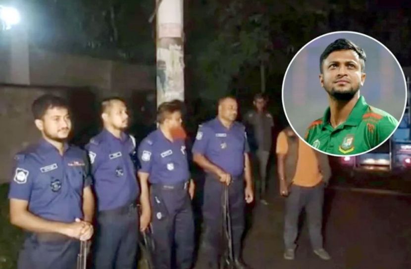 সাকিবের মাগুরার বাড়িতে হামলা, নিরাপত্তা জোরদার
