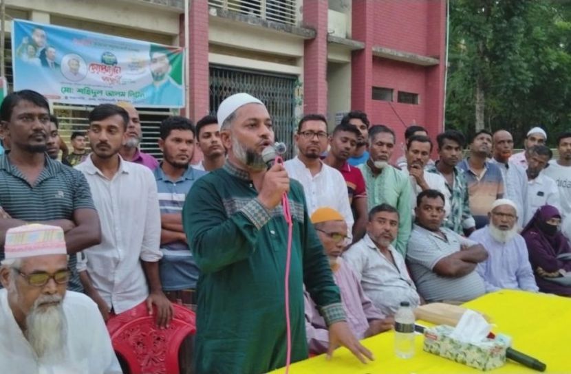 শরণখোলায় প্রার্থী বিএনপি নেতা লিটনের মতবিনিময় সভা