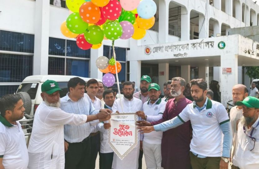 নরসিংদীতে নানা কর্মসূচিতে জাতীয় নিরাপদ সড়ক দিবস পালিত