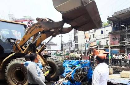 অবৈধ দখল উচ্ছেদে অভিযান পরিচালনা করল ডিএসসিসি