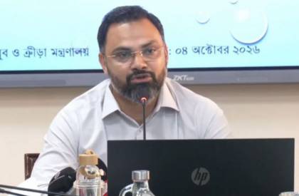 যুব ও ক্রীড়া প্রতিমন্ত্রী আমিনুল হক ।      ছবি: সংগৃহীত