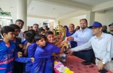 মুন্সীগঞ্জে প্রাথমিক পর্যায়ে গোল্ডকাপ ফুটবল ফাইনাল অনুষ্ঠিত