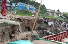 দৌলতদিয়া ফেরিঘাটে নতুন করে ভাঙন শুরু