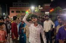 মাদারীপুর হাসপাতালের আরএমওর অপসারণ দাবিতে বিক্ষোভ